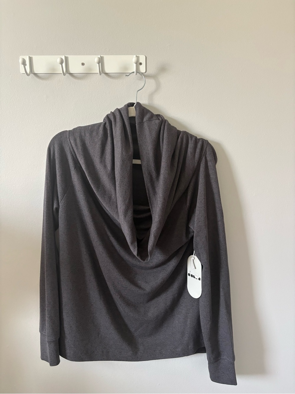 Diadora Charcoal Cowl Neck Sweater